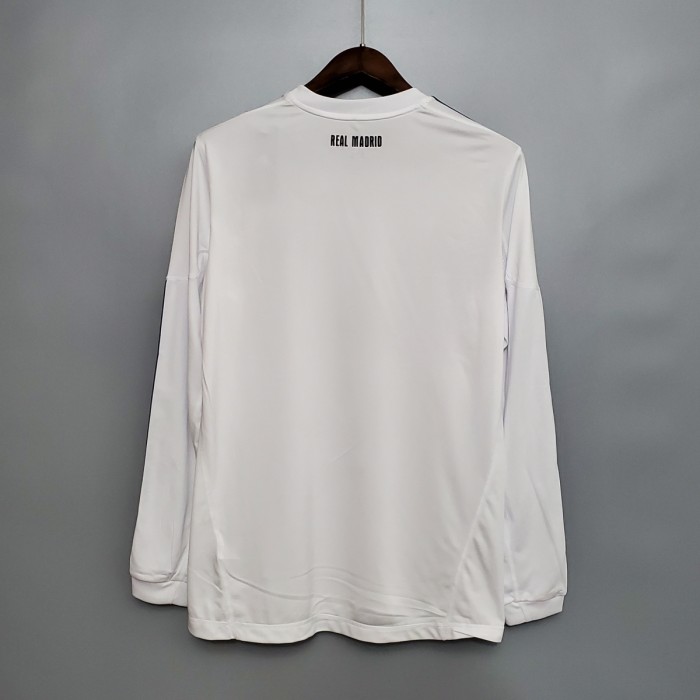 Retro Real Madrid 10/11 Long sleeve home Soccer Jersey