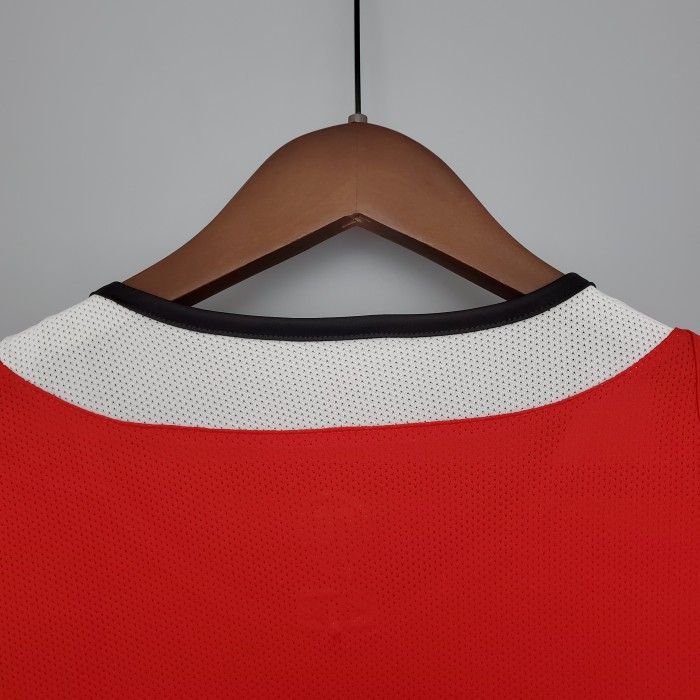 Retro Manchester United  long sleeve 04/06 home Soccer Jersey