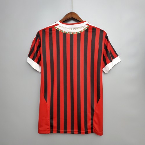Retro 11/12 AC Milan home Soccer Jersey