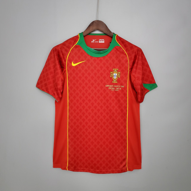 Retro Portugal 2004 home Soccer Jersey