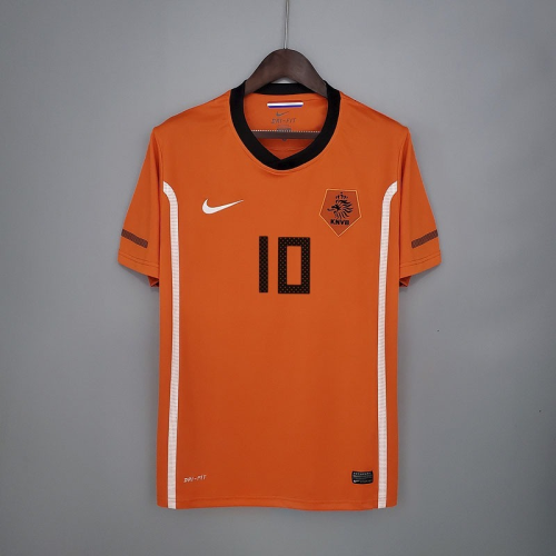 Retro Netherlands 2010 home Soccer Jersey