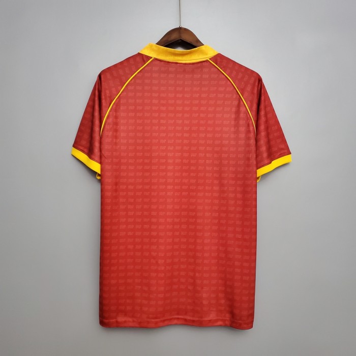 Retro Roma 90/91 home Soccer Jersey