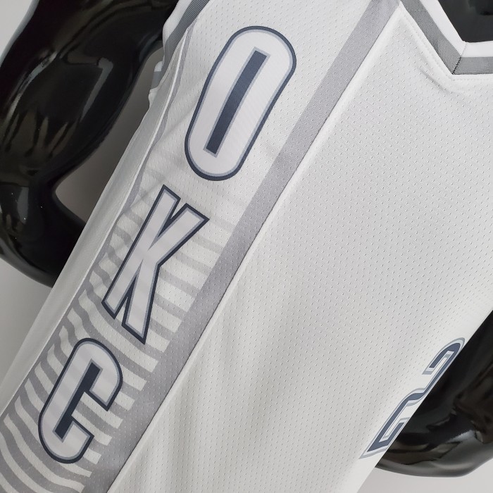 75th Anniversary  Oklahoma City Thunder  City GILGEOUS-ALEXANDER#2 Edition White NBA Jersey