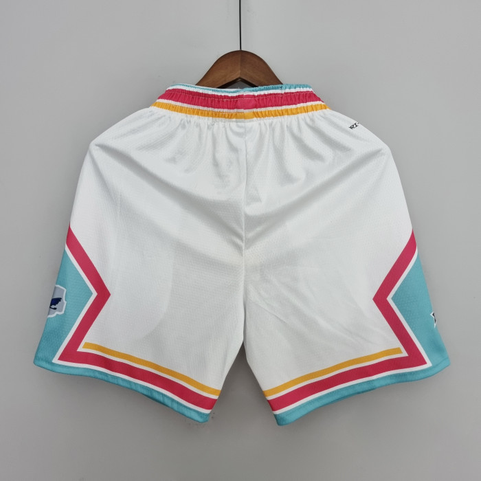 2022 San Antonio Spurs Urban Edition calção branco NBA