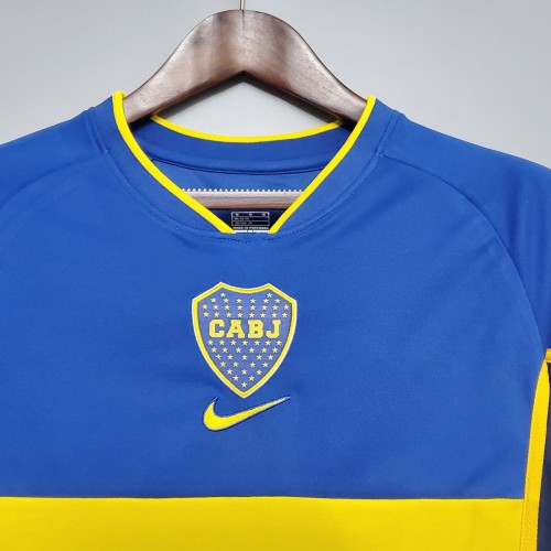Retro Boca Juniors 2002 home Soccer Jersey