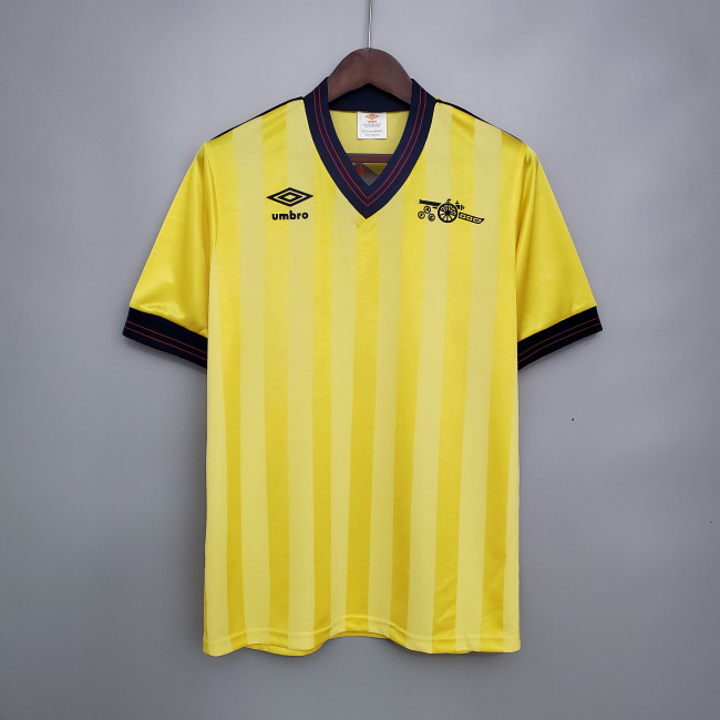 Retro 83/86 Arsenal away Soccer Jersey