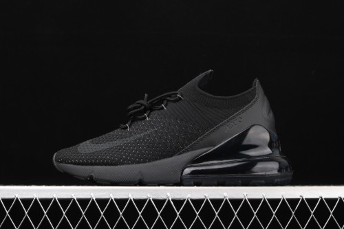 NIKE Air Max 270Flyknit retro style half palm air cushion running shoes AO1023-005