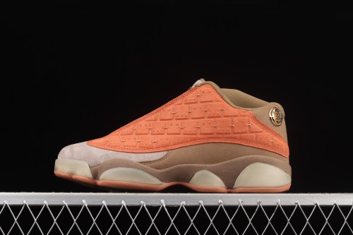 Clot x Air Jordan 13 Low  Terracotta Warrior  Guan Xi Lian famous low-gang cultural sports basketball shoes  Terracotta Warriors  AT3102-200