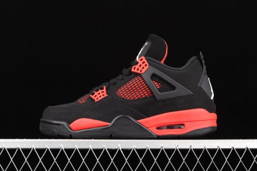 Air Jordan 4 Retro SE  University Blue  New Black and Red retro Leisure Sports Culture Basketball shoes CT8527-016