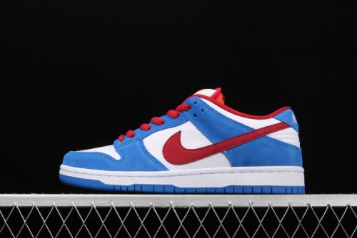 NIKE SB DUNK Low  Doraemon  robot cat theme color matching BQ6817-400
