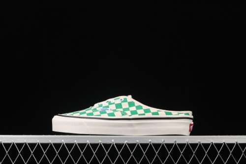 Vans Authentic checkerboard semi-dragged canvas lazy shoes VN0A54F75GR