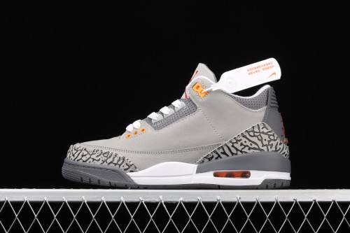 Air Jordan 3  Cool Grey  AJ3 Joe 3 Wolf CT8532-012