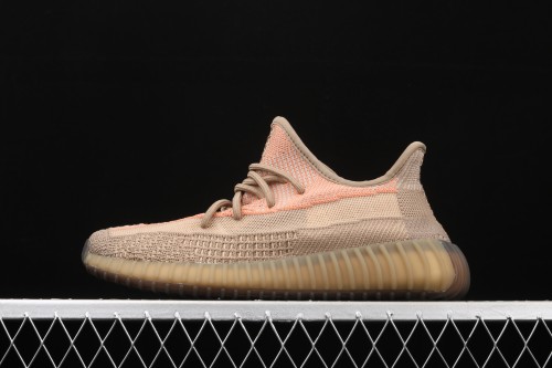 Adidas Yeezy 350 Boost V2  Sulfur  FZ5240 Darth Coconut 350 second generation hollowed-out pheasant red color matching