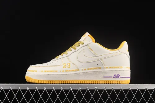 Uninterrupted x NIKE Air Forece 1  MORE THAN beige signature graffiti  all over the sky star low upper board shoes DW8802-605