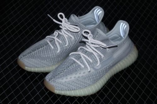 Adidas Yeezy Boost 350V2  Tailgate  FX4348 Darth Coconut 350 second generation hollowed-out Asian gray angel color