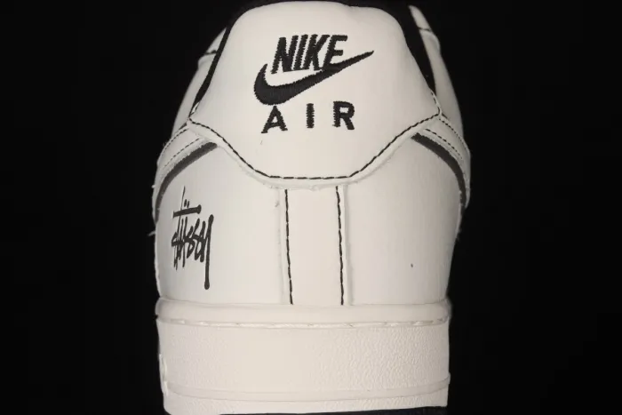 Stussy x NIKE Air Force 1 Low Stussi co-named rice black reflective low-top casual board shoes UN1635-702