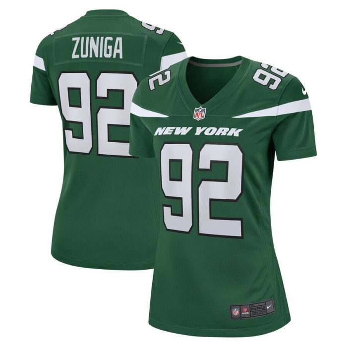 Women's Jabari Zuniga Gotham Green Player Limited Team Jersey