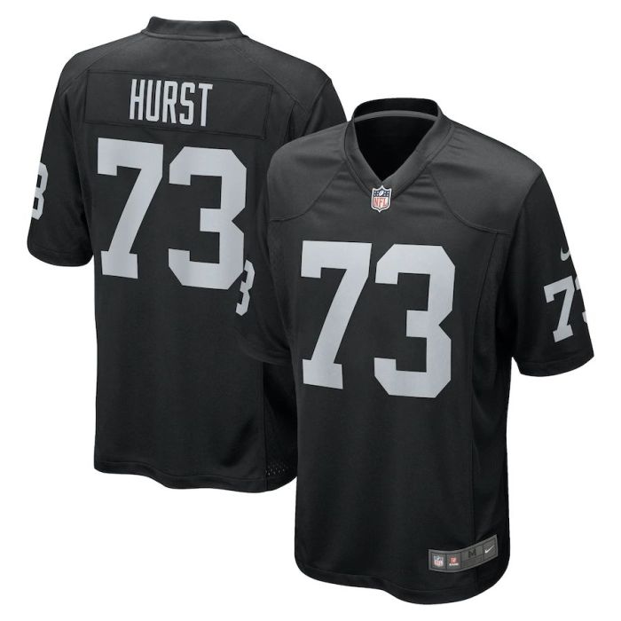 Men's Maurice Hurst Black Player Limited Team Jersey