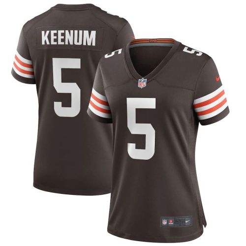 Women's Case Keenum Brown Player Limited Team Jersey