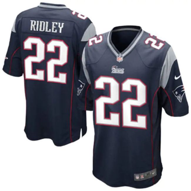 Youth Stevan Ridley Navy Blue Player Limited Team Jersey