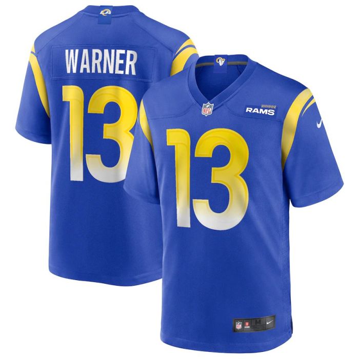 Men's Kurt Warner Royal Retired Player Limited Team Jersey