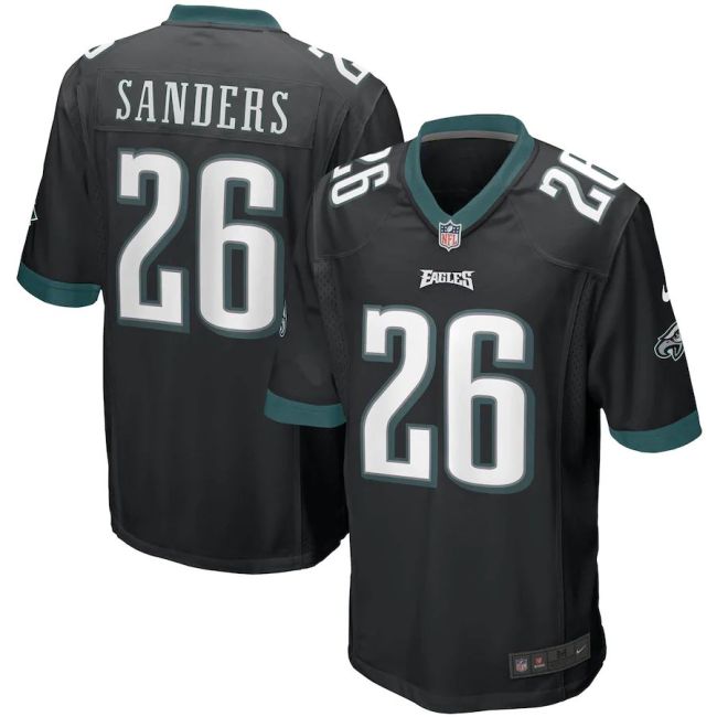 Men's Miles Sanders Black Player Limited Team Jersey