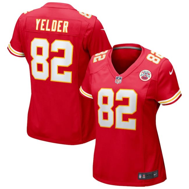 Women's Deon Yelder Red Player Limited Team Jersey