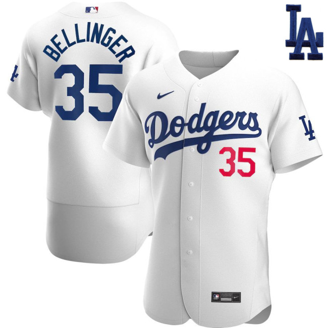 Men's Cody Bellinger White Home 2020 Authentic Player Team Jersey