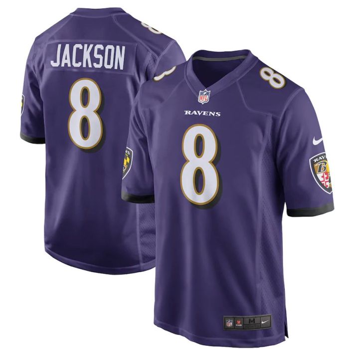 Men's Lamar Jackson Purple Player Limited Team Jersey