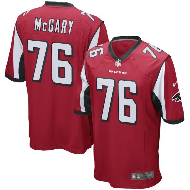 Men's Kaleb McGary Red Player Limited Team Jersey