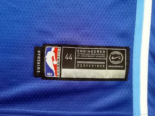 Men's LeBron James Blue Retro Classic Team Jersey