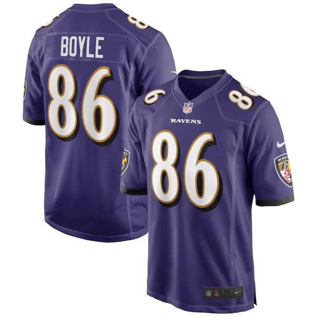Men's Nick Boyle Purple Player Limited Team Jersey
