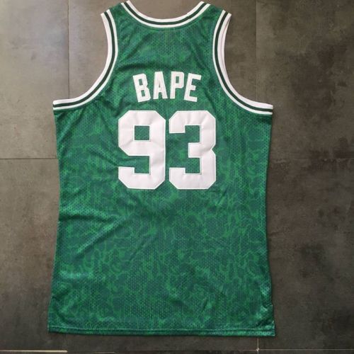 Men's BAPE Green Retro Classic Team Jersey