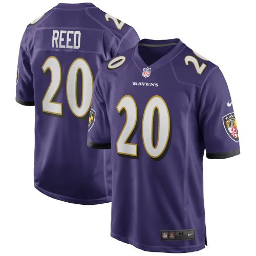 Men's Ed Reed Purple Retired Player Limited Team Jersey