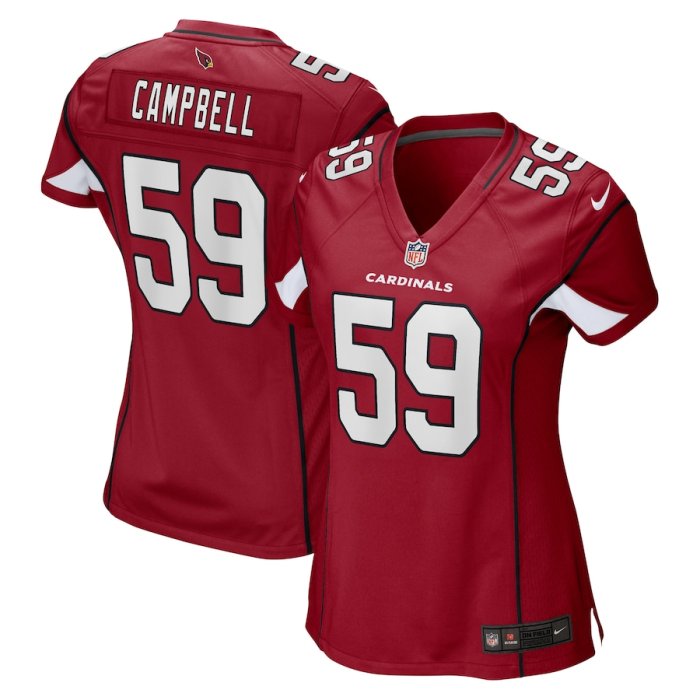 Women's De'Vondre Campbell Cardinal Player Limited Team Jersey