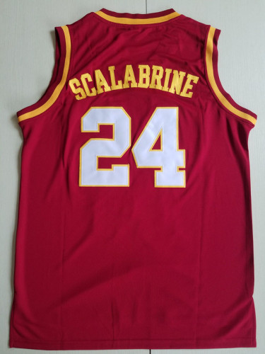 Brian Scalabrine 24 USC College Basketball Jersey
