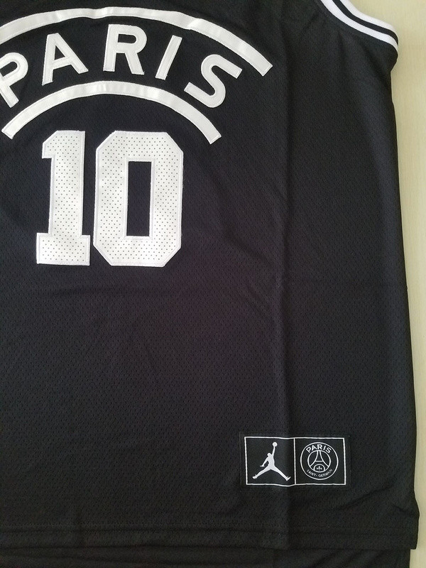 PSG Neymar Black Basketball Jerseys
