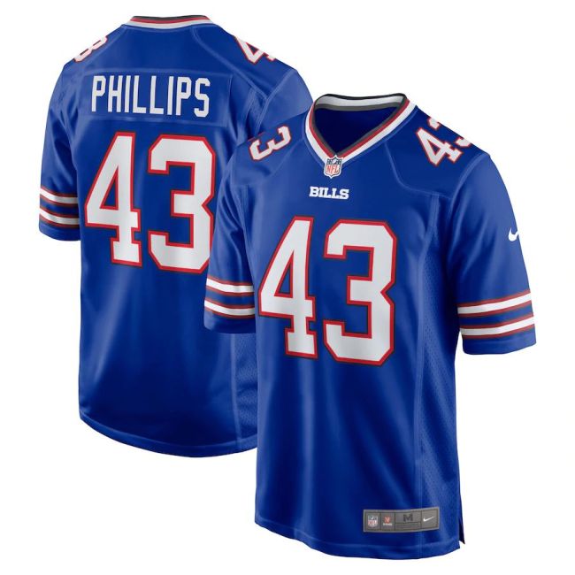 Men's Del'Shawn Phillips Royal Player Limited Team Jersey