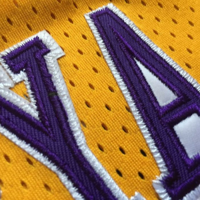 Men's Kobe Bryant Yellow Retro Classic Team Jersey