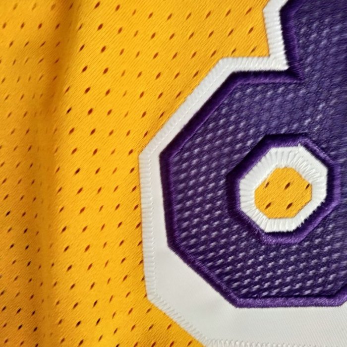 Men's Kobe Bryant Yellow Retro Classic Team Jersey