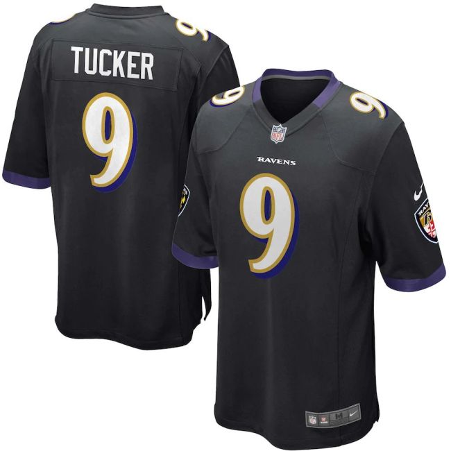 Youth Justin Tucker Black Alternate Player Limited Team Jersey