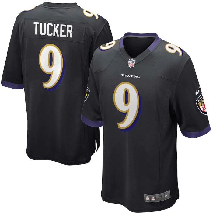 Youth Justin Tucker Black Alternate Player Limited Team Jersey