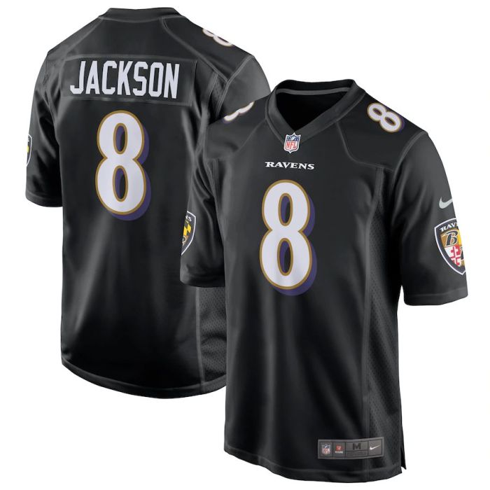Men's Lamar Jackson Black Event Player Limited Team Jersey