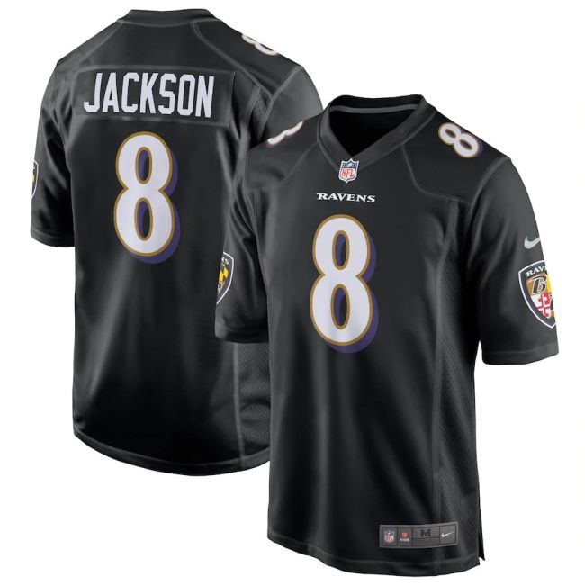 Men's Lamar Jackson Black Event Player Limited Team Jersey