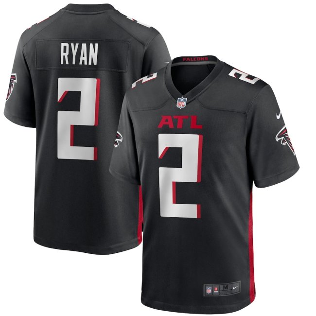 Men's Matt Ryan Black Player Limited Team Jersey