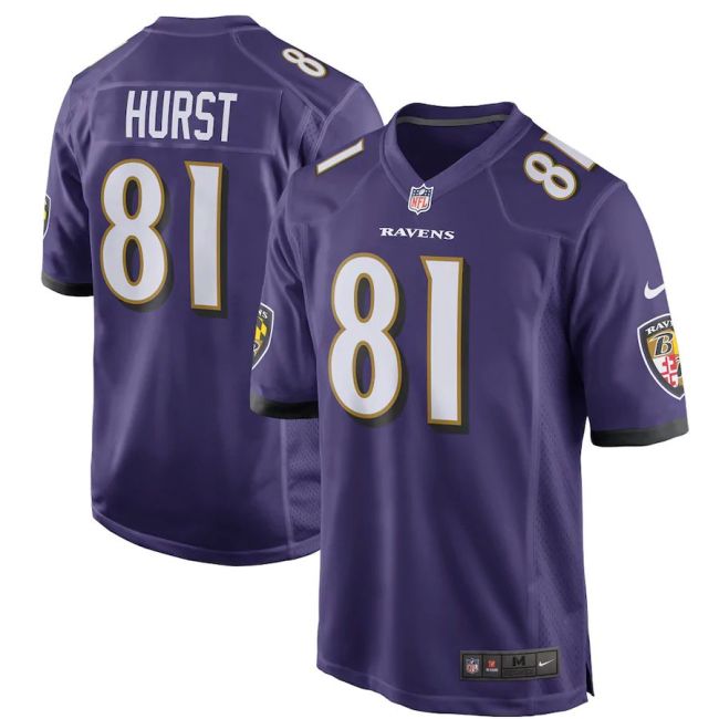 Men's Hayden Hurst Purple Player Limited Team Jersey