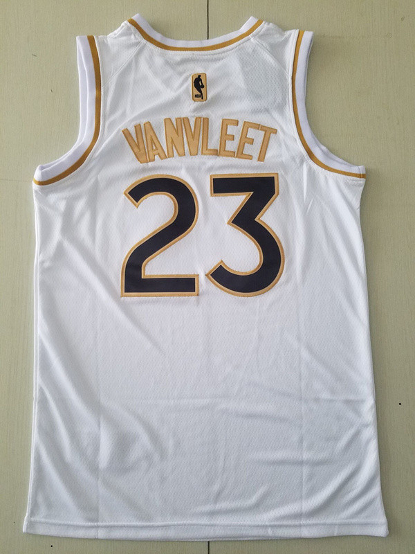 Fred VanVleet 23 White Golden Edition Jersey
