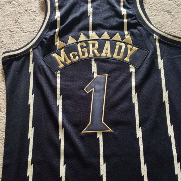 Men's Tracy McGrady Black Retro Classic Team Jersey