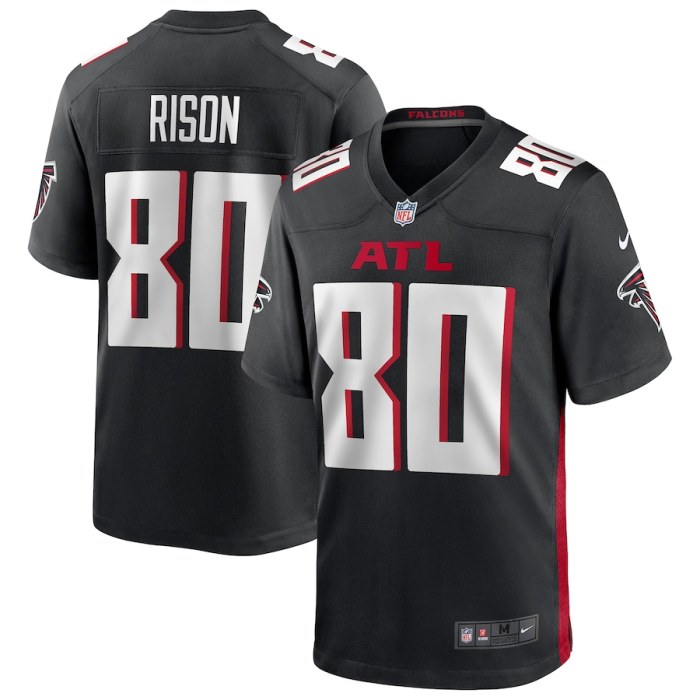 Men's Andre Rison Black Retired Player Limited Team Jersey