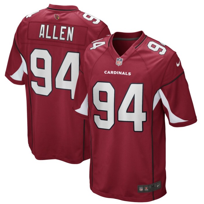 Men's Zach Allen Cardinal Player Limited Team Jersey